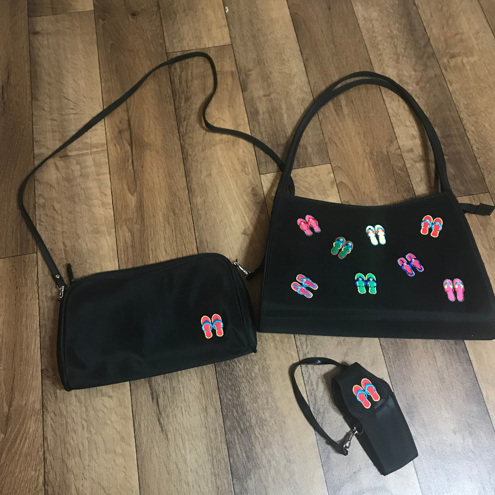 💙3/$15💙 Sandol 3 Piece Sandals Bag Set